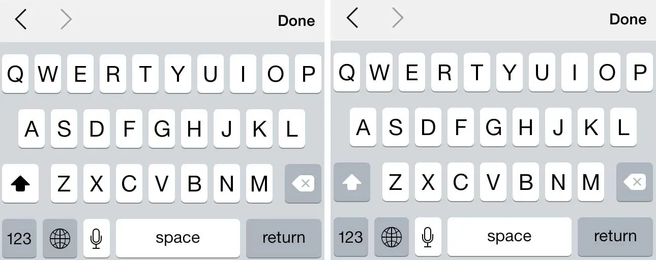 iOS 7 Keyboard